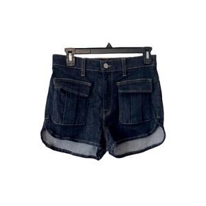 Baldwin BLDWN The Vintage Sailor Dark Wash Jean Shorts Size 25